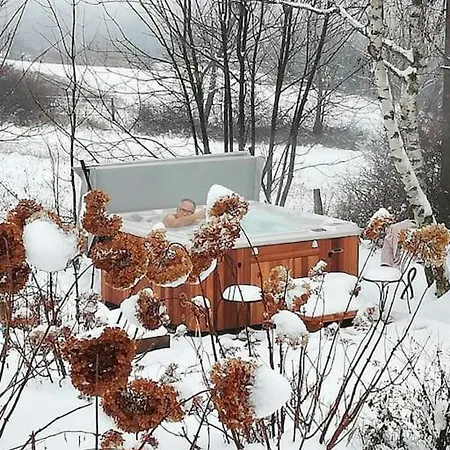 Gite De Charme 5 Etoiles Pour Couple Avec Sauna Et Jacuzzi Exterieurs Privatifs Peaugres Exterior photo